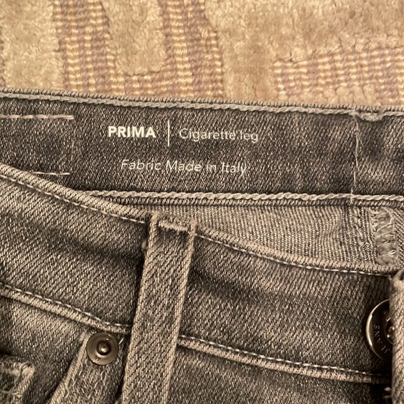 NWT: Grey AG Adriano Goldschmeid Prima Cigarette Leg jeans Size 24 - Picture 4 of 15
